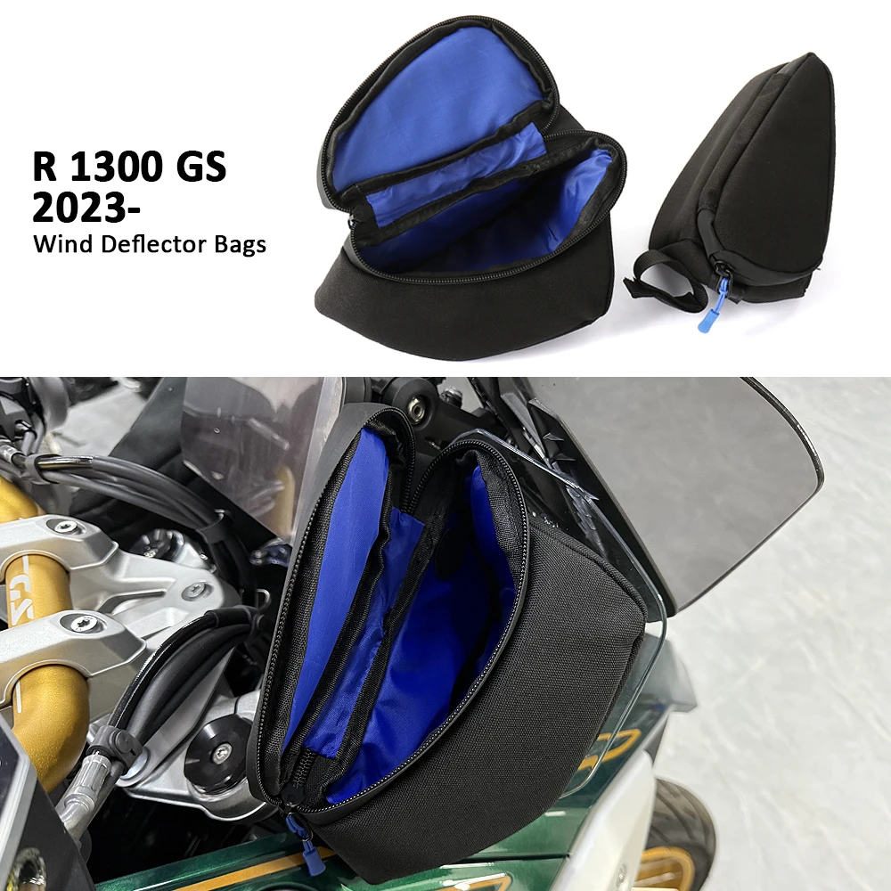 

New Motorcycle Accessories Wind Deflector Bags Windscreen Waterproof Tool Bag Kit For BMW R1300GS R 1300 GS 2023 2024