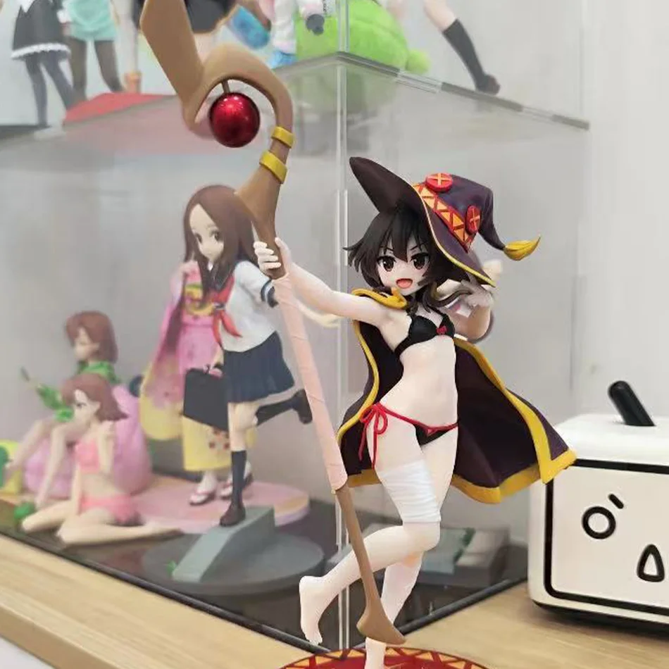 Nuevo KonoSuba: ¡La Bendición de Dios en Este Mundo Maravilloso! Figura Decorativa de Megumin, la Gran Maga en Traje de Baño, Modelo de Chica Hermosa