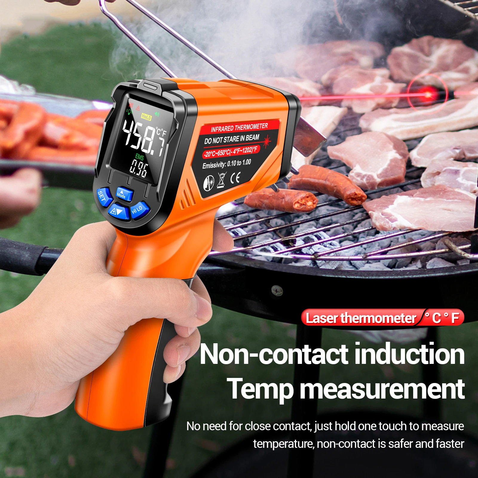 비접촉식 적외선 온도계 -20 ℃ ~650 ℃ /-4 - Industrial Laser Temperature Sensor 리뷰 및 가격
