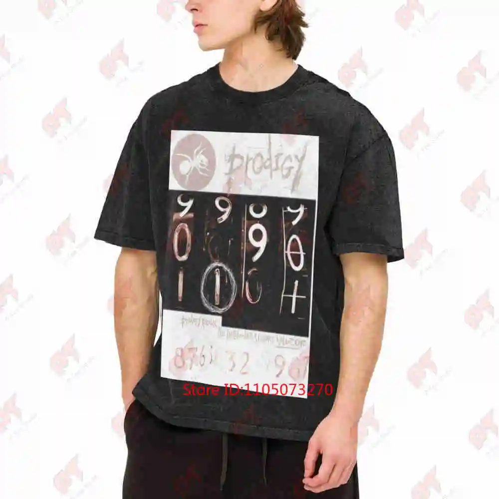 The Prodigy Dirtchamber Official Merchandise Vintage Washed Tee Pure Cotton T-Shirt