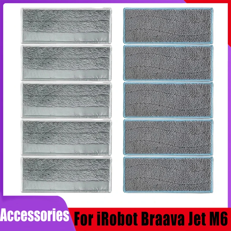 Высококачественные Многоразовые Влажные Салфетки Для Сухой Уборки Irobot Braava Jet M6, Детали Пылесоса