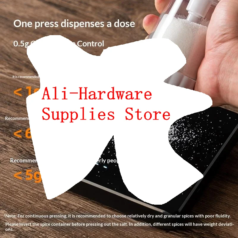 

Kitchen Pressure Ration Salt Jar Can Be Measured And Controlled Salt Seasoning Jar Spice Jar Household Sealed Seasoning Bottle