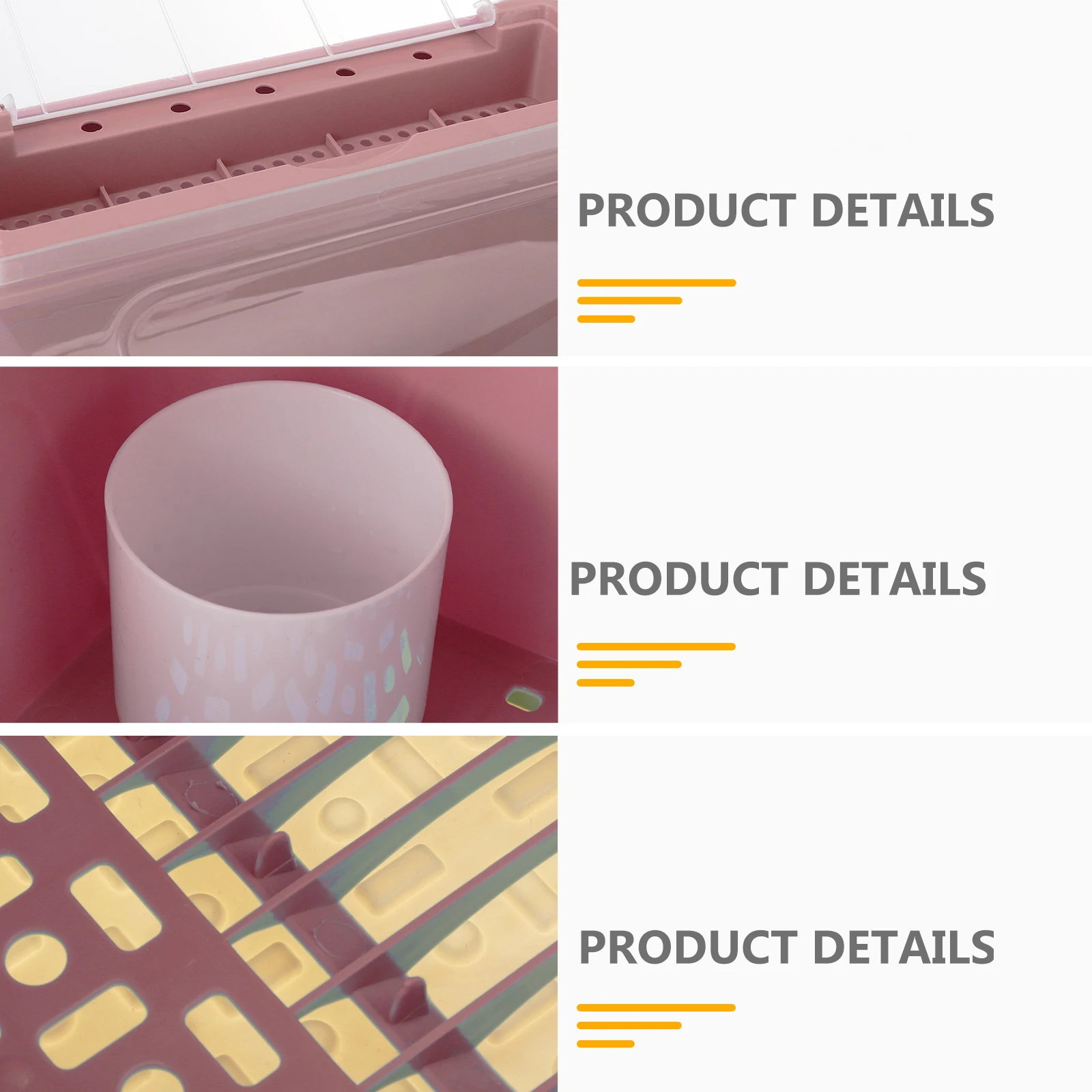 

Dish Drainer Bowls Chopsticks Storage Box Silverware Container Lid Cutlery Filter Rack Plastic Baby Kitchen Dish Box Tableware