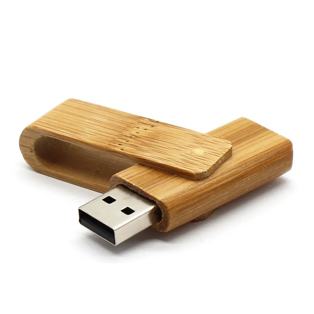 ฟรีที่กําหนดเองเลเซอร์แกะสลักโลโก้สีคลิปไม้ USB2.0 แฟลชไดรฟ์ 4GB 8GB 16GB 32GB 64GB 128GB Memory Stick