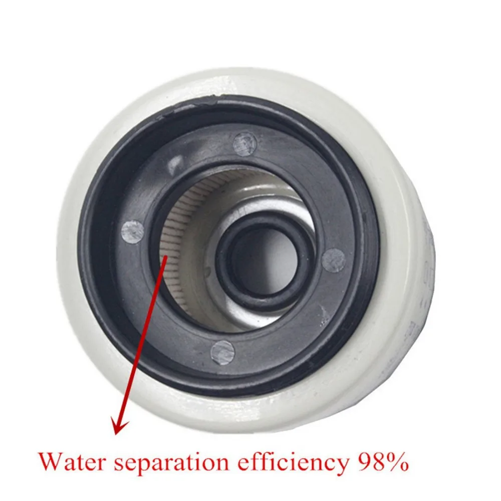 R12T Fuel Filter/Water Separator 120AT NPT ZG1/4-19 Automotive Replacement Filter and Nylon Collection Bowl Replacement Element