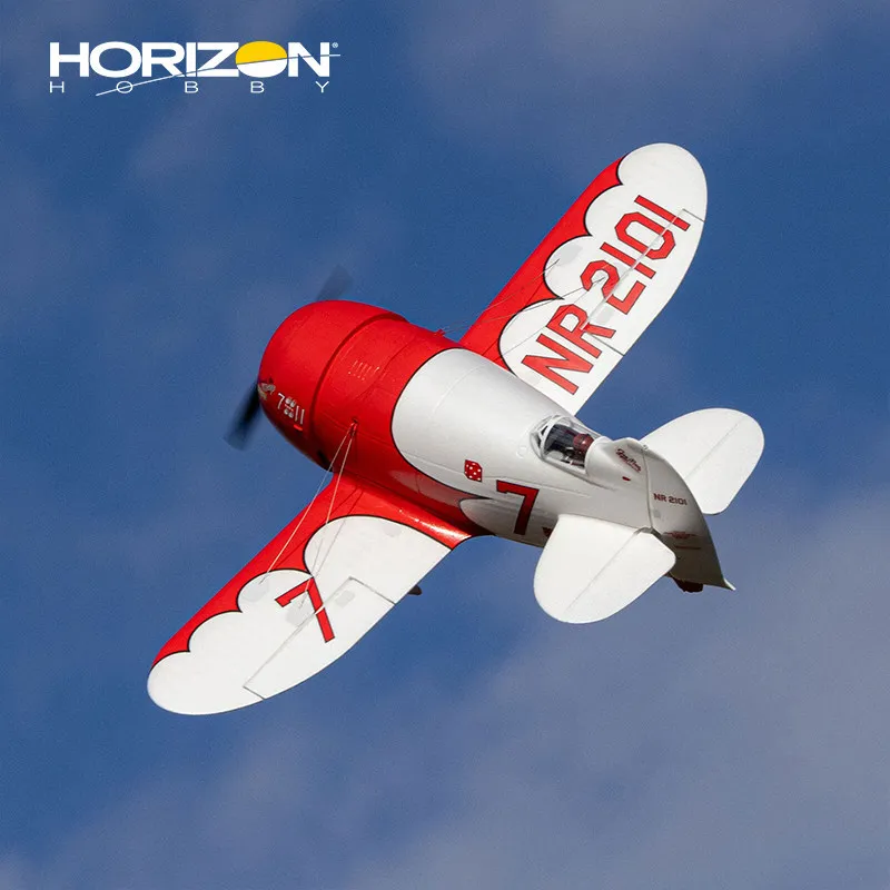 Horizon Hobby Rc Nieuwe 1000mm Spanwijdte Elektrische Afstandsbediening Gee Bee R-2 Simulatie Ruimte Model Vaste Vleugel Vliegtuigen Gift