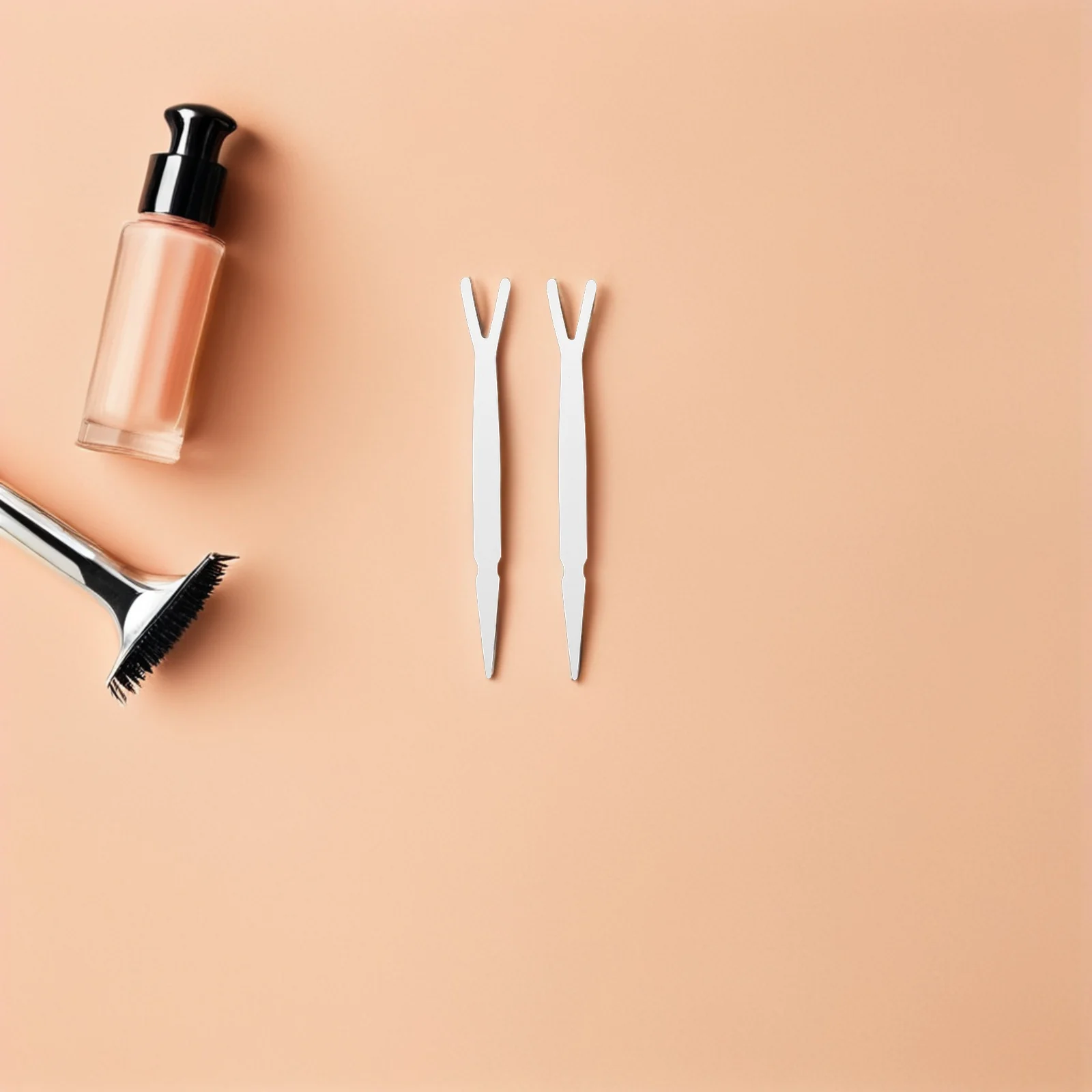 Applicateur à Double paupière, pincettes à pointe pointue de précision, conception de fourchette en Y, aide au ruban adhésif pour le maquillage naturel facile, 100 pièces