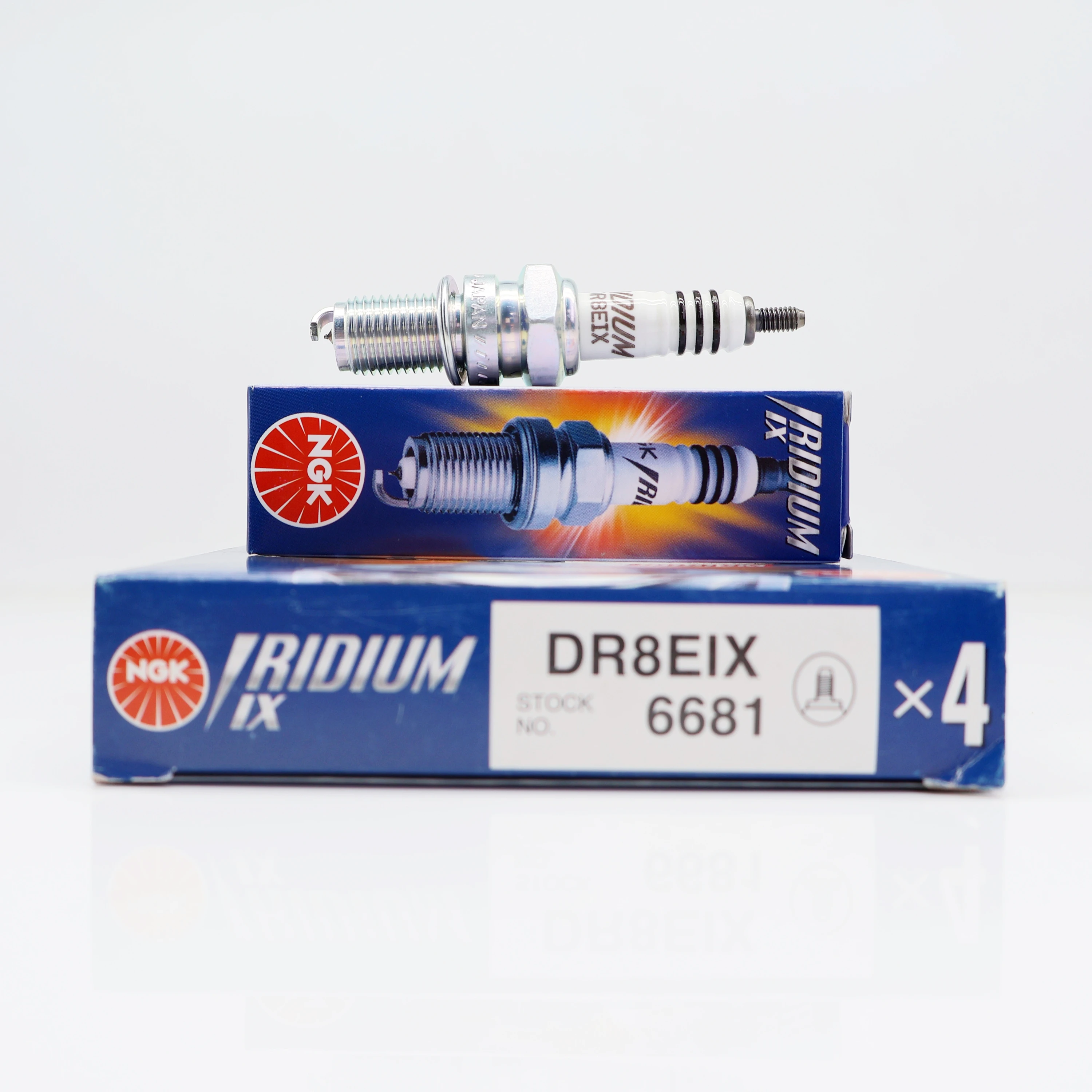 NGK Iridium Spark Plug DR8EIX 6681 Original Genuine Product for Suzuki KYMCO Yamaha OEM:9009874037,9079320011,9079320022