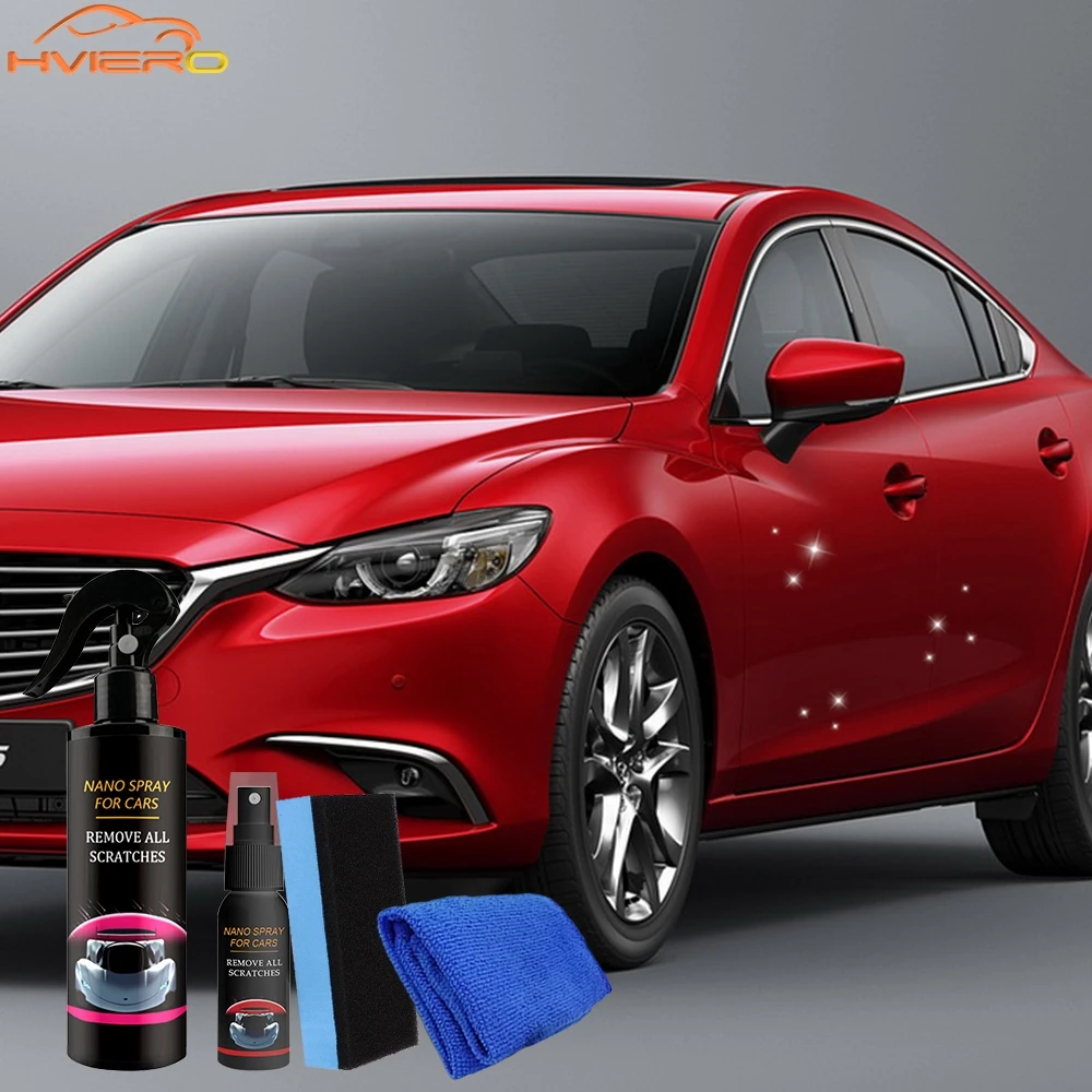 

30/120 мл нано-спрей для удаления царапин автомобиля, ремонтная мойка, ремонтный лак, авточистка, ремонт, керамический инструмент для ухода за краской, аксессуары