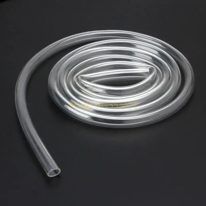 Best Seller 6.56 Ft High Pressure Braided Clear PVC Vinyl Tubing Flexible Vinyl Tube, Heavy