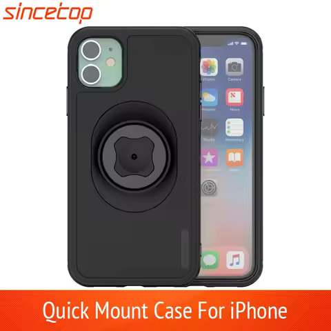 Quick Mount Case for iPhone 17 16 15 14 13 Pro XsMax 8 Plus 7 6 SE for sincetop Waist Belt Clip Bicycle Motocycle Phone Holder