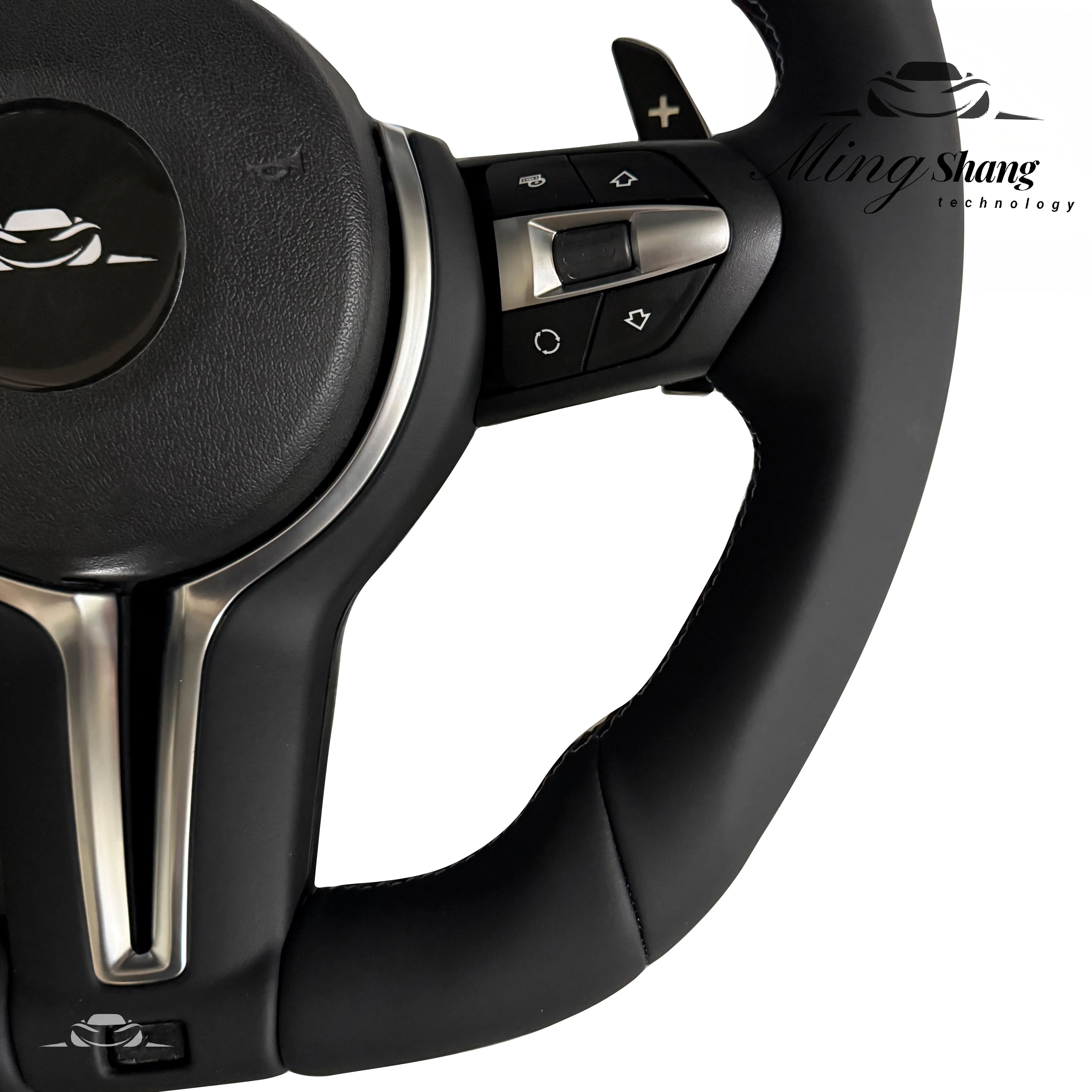 Sport M Steering Wheel for BMW E90 E91 E92 E93 E70 E71 E72 E53 E89 E86 E84 E83 E85 E93 E81 E87 E82 E88 E46 E60 E38 E39 F30 F10M3 view 2