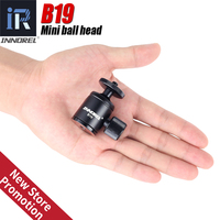Mini Tripod Ball Head INNOREL-B19 for Mobile Phone Smartphone Aluminum Alloy for Selfie Stick Lightweight Camera 19mm Ball