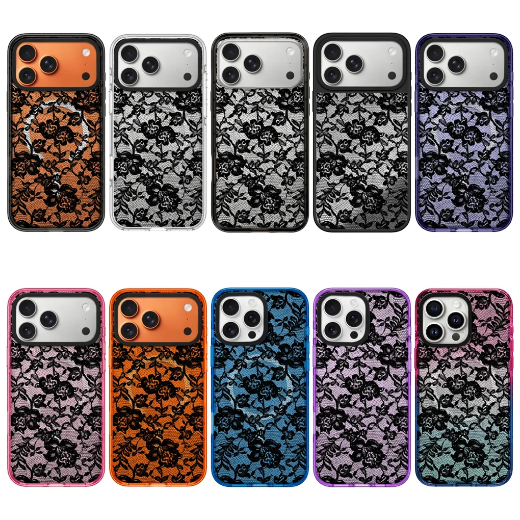 

Rose Black Magnetic Case: Compatible with IPhone 17 16 15 14 13 12 Pro Max 17 Air