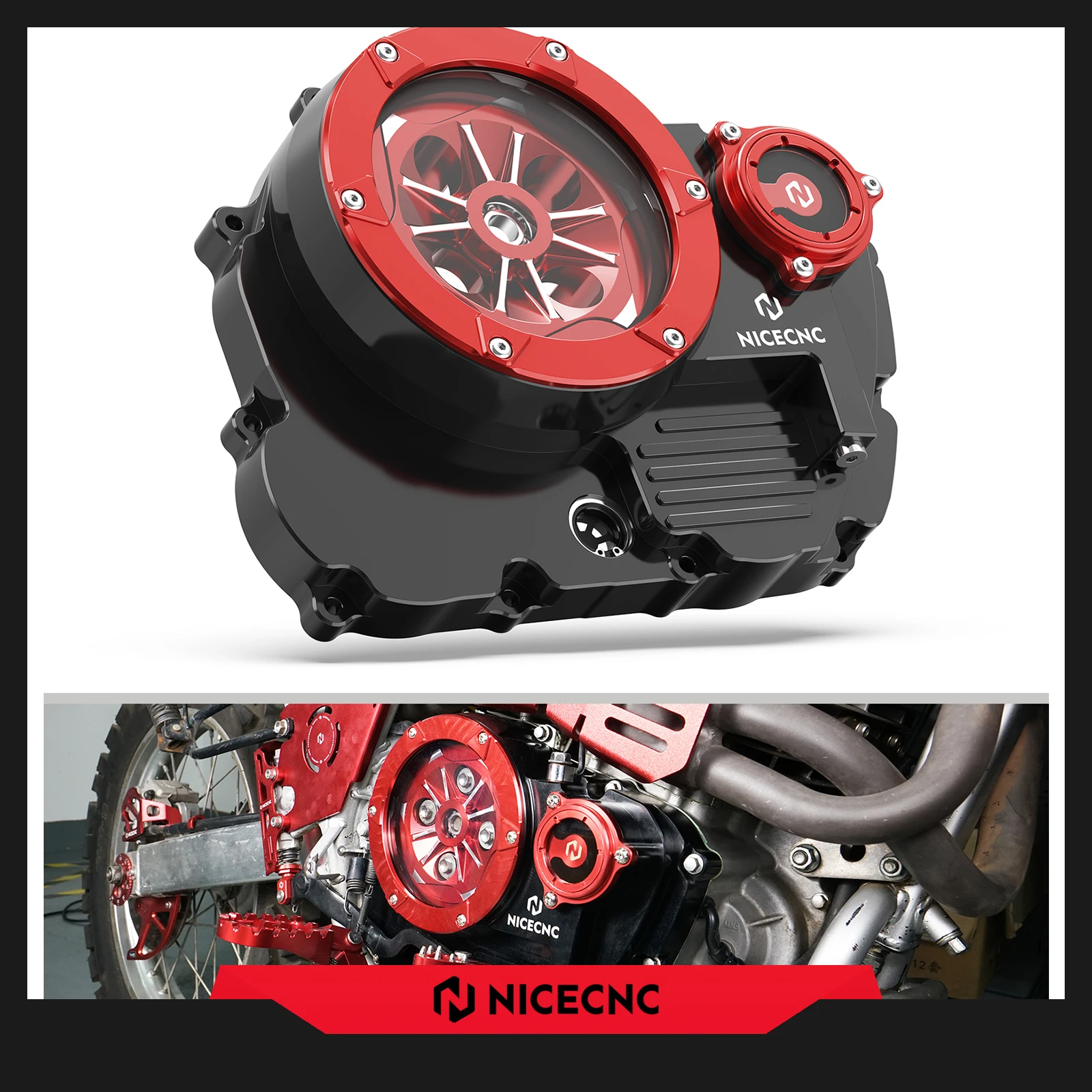 

2025 2024 For Honda XR650L XR 650L 1993-2025 XR 650L Motorcycle Right Engine Clutch Cover Oil Filter Cap Crank Case Housing Kit