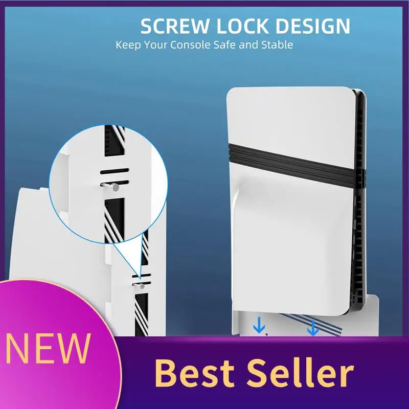 

HFES Wall Mount Bracket For PS5 Pro Console Wall Mount Organizer For PS5 Game Console Universal Wall Storage Rack White