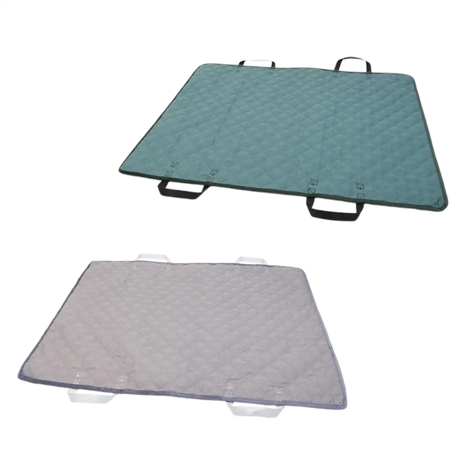 

Positioning bed documents with handles transfer sheet for slide pull