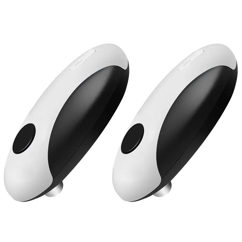 

A84G-One Touch Rechargeable Electric Can Opener-Safety Automatic Hands Free-2Pcs Ideal For Easy Smooth Edge Openers