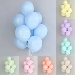 5/12Inch Macaron Latex Balloons Maca Candy Pastel Colorful Green Pink Purple Blue Air Helium Balloon for Birthday Wedding Party
