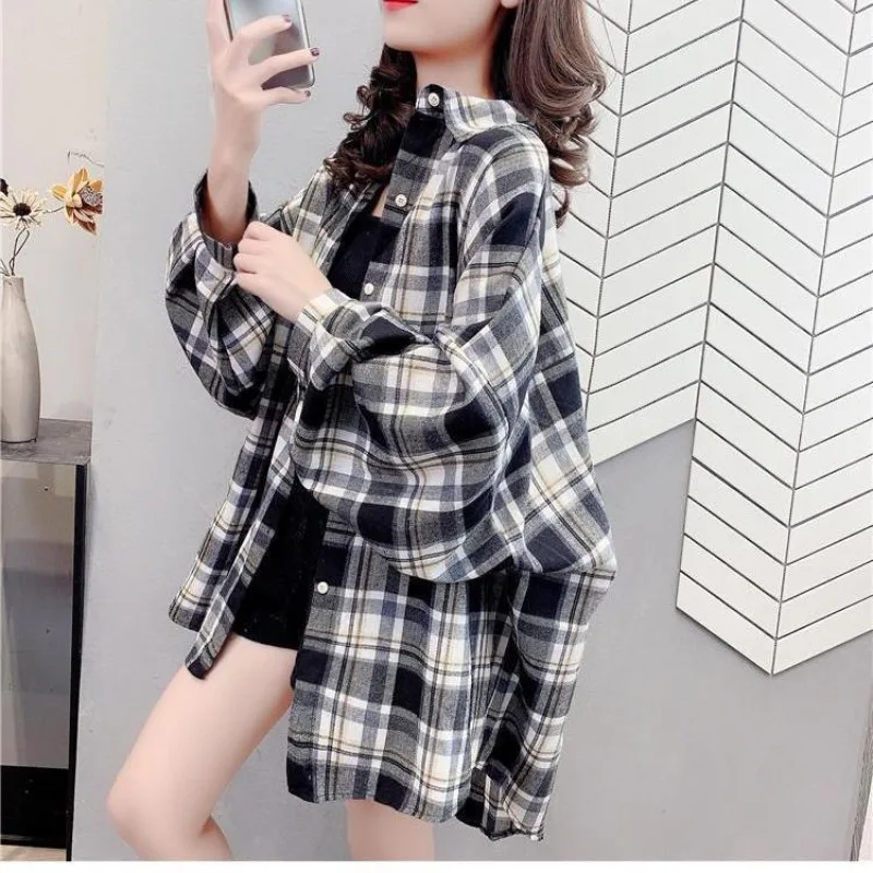 2024 Spring and Autumn New Elegant Women\'s Shirt Long-sleeved Base Shirt Women\'s Loose Chiffon Shirt Inner and Outer Blouse