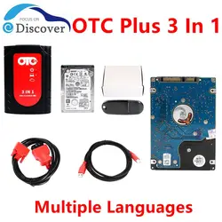 OTC Plus 3 In 1 GTS TIS3 OTC Scanner Diagnostic Tool For Toyota For Nissan For Volvo Vida Dice OBD Scanner GTS With HDD