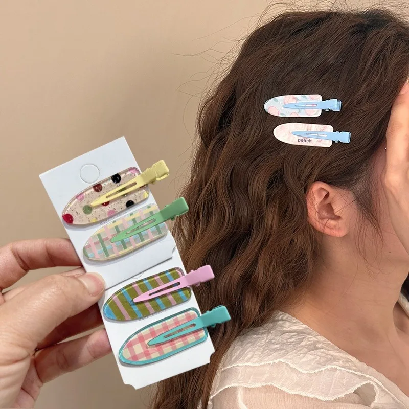 

2 шт. детские заколки для волос, милые заколки-конфетки в форме фруктов, акриловые заколки-зажимы для девочек, аксессуары для волос