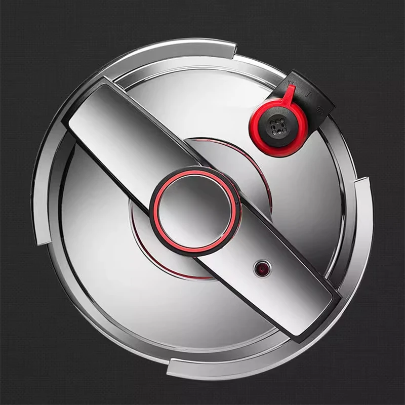 طنجرة ضغط 6L/8L 304 طنجرة ضغط طنجرة تحريض الغاز المنزلية عالمية سميكة مقاومة للانفجار