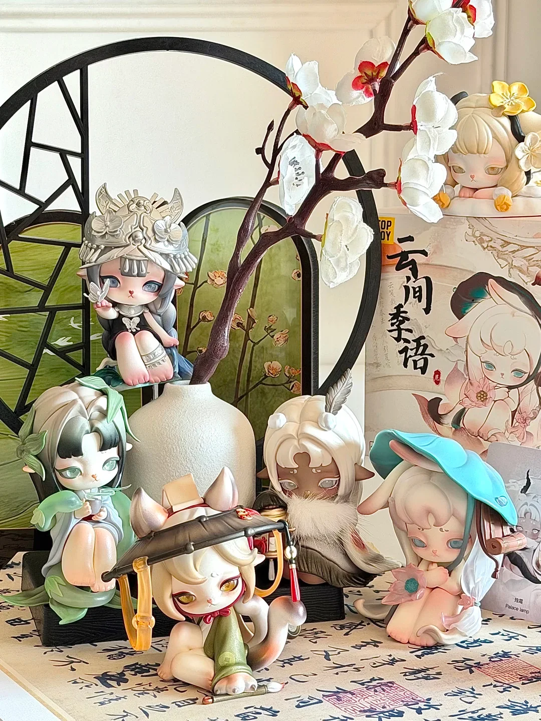 

Подлинная серия NINIMO Seasonal Whisper In The Clouds, слепая коробка, фигурки, куклы, настольные украшения, игрушки, загадочная коробка, фигурки, подарки