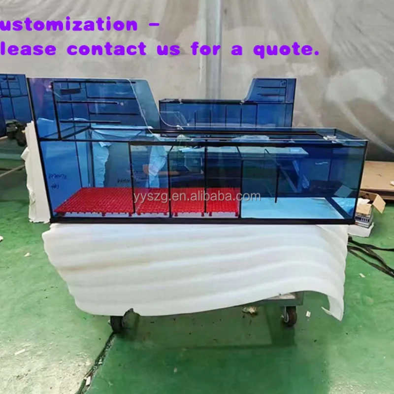 custom.Relaxlines Custom Black Without Base Cabinets Desktop Aquarium Fish Glass Filtration Home and Office
