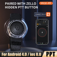 Motorcycle Bike Wireless Bluetooth PTT Walkie Talkie Control Button For IOS Android Phones Zello Push-to-Talk Bicycle Voice Call