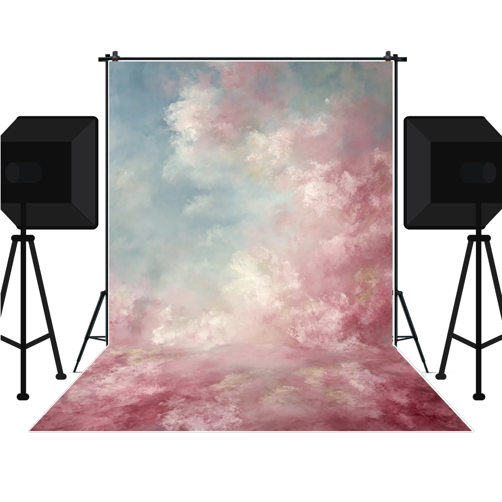 MOON.QG حالمة الغيوم التعادل صبغ خلفية مجردة الملمس التصوير الخلفيات اكسسوارات الزفاف فوتوزون اطلاق النار الدعائم