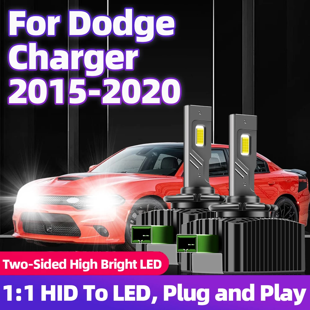 

Светодиодные фары D3S 1:1 HID Turbo LED 30000LM, двусторонние CSP 6000K 110 Вт Plug&Play для Dodge Charger 2015 2016 2017 2018 2019 2020