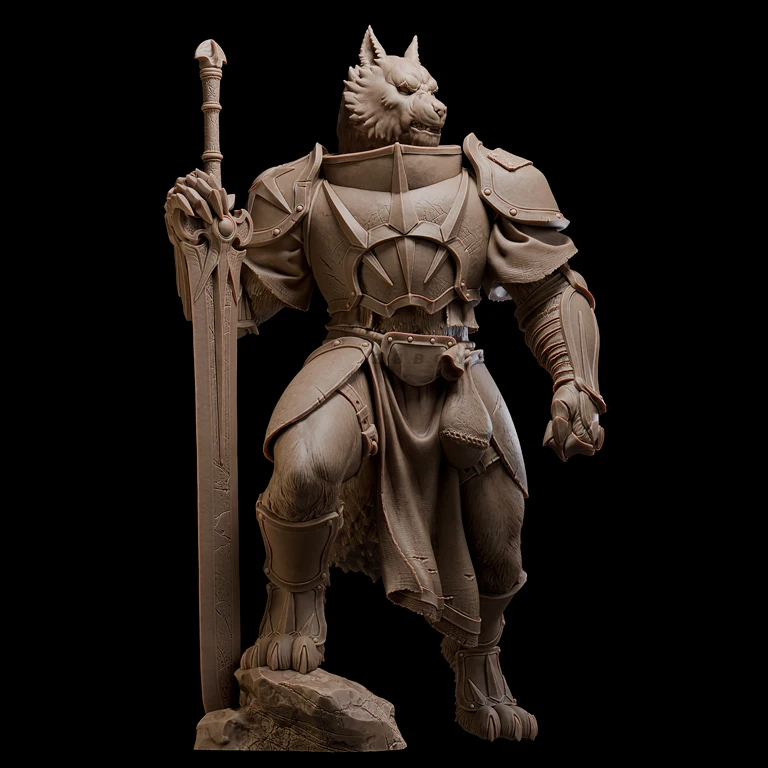 80mm Resin Soldier model kits figure colorless and self-assembled A-2327