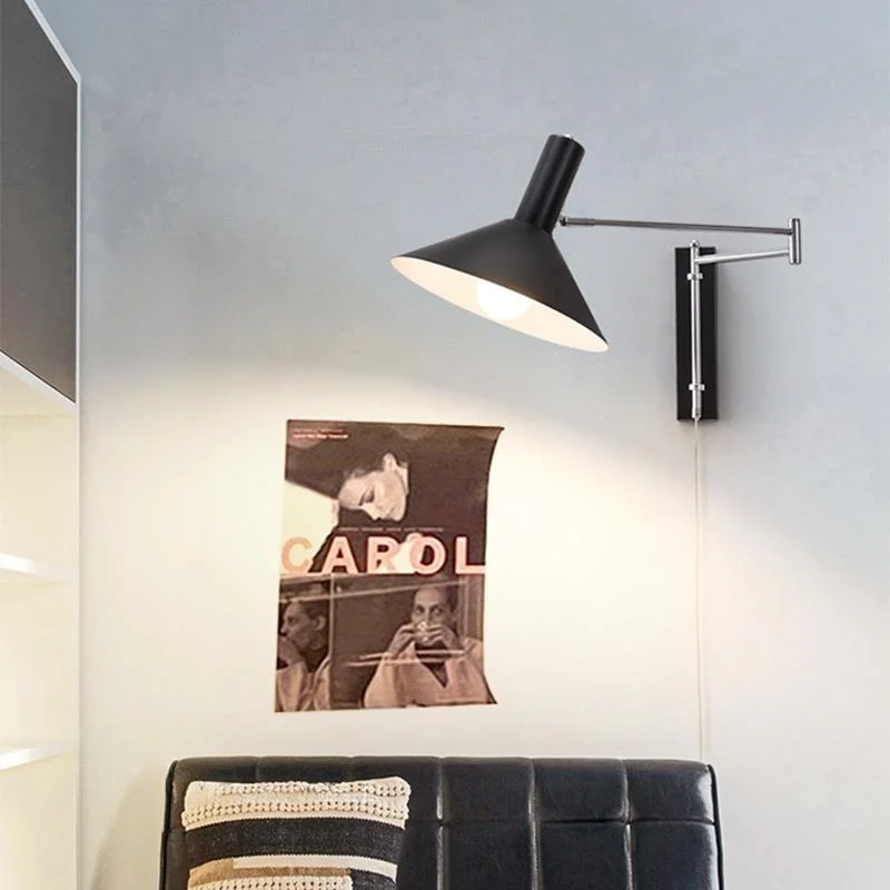 

Bauhaus Reading Light Iron Wall Light Joystick Wall Lamp Sconce For Bedroom Living Room Office Indoor Home Decorative Fixture