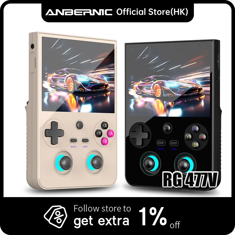 ANBERNIC RG 477V 4.7 Android 14 Retro Handheld Game Console