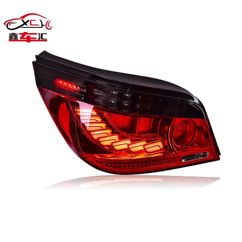 Car Taillights For BMW E60 2003-2010 Modified Style New LED Dragon Scale Taillights Dynamic Brake Turning Fluorescent Lights