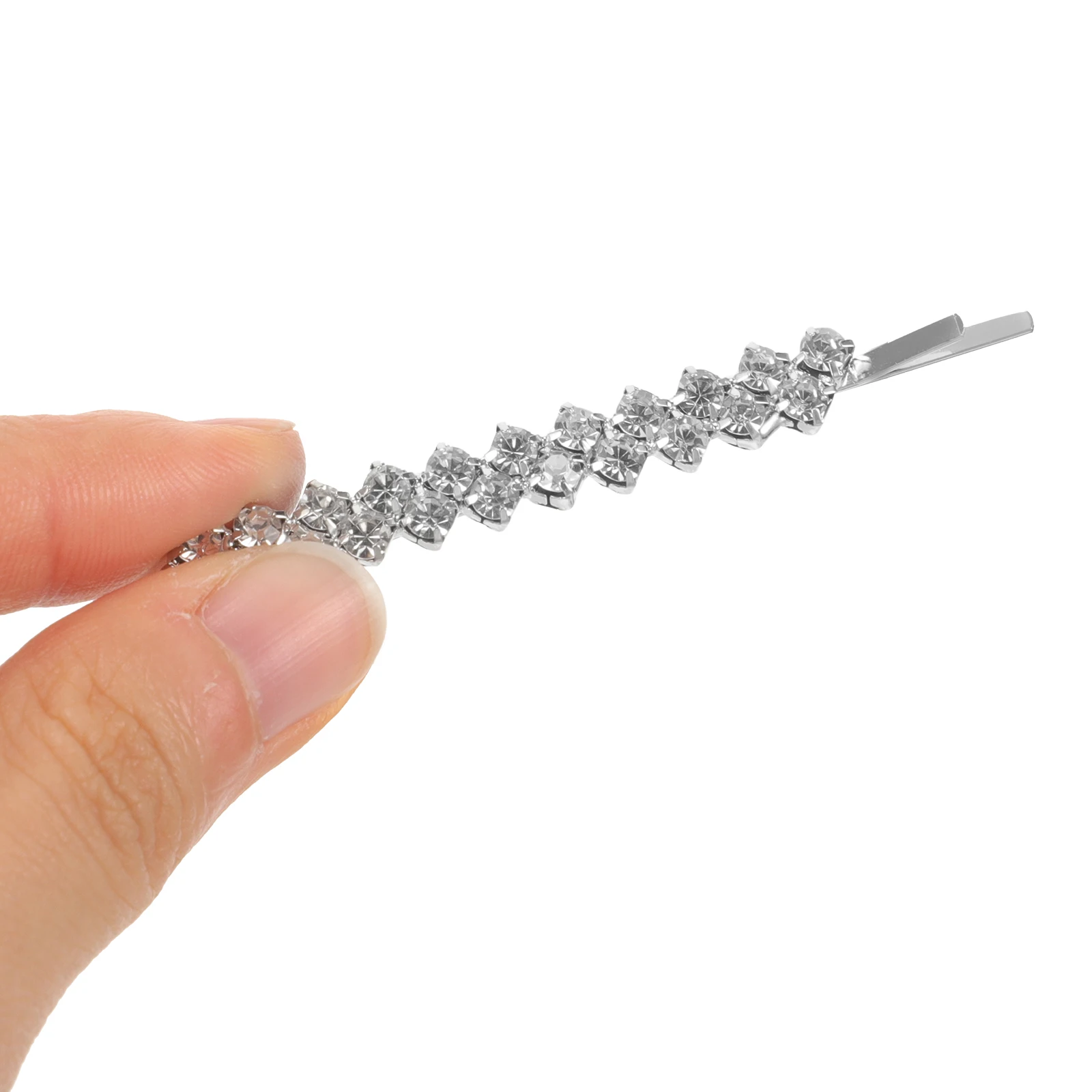 

1 set Crystal Hairpin Rhinestone Decorative Bobby Pins Women Diamond Alloy Fancy Wedding Party Gifts Hair Accessories Stylish