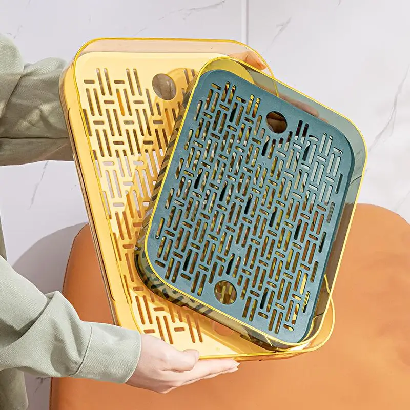 modern-minimalist-double-layer-cup-tray-transparent-plastic-drain-plate-kitchen-cup-holder-rectangular-tea-tray-storage-rack