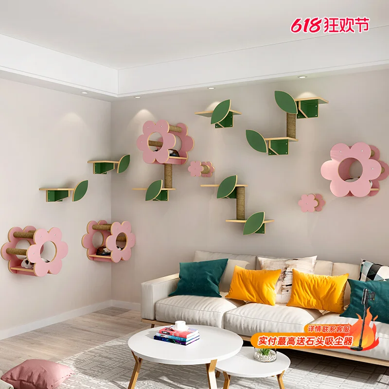 Solid Wood Cat Clim… - image