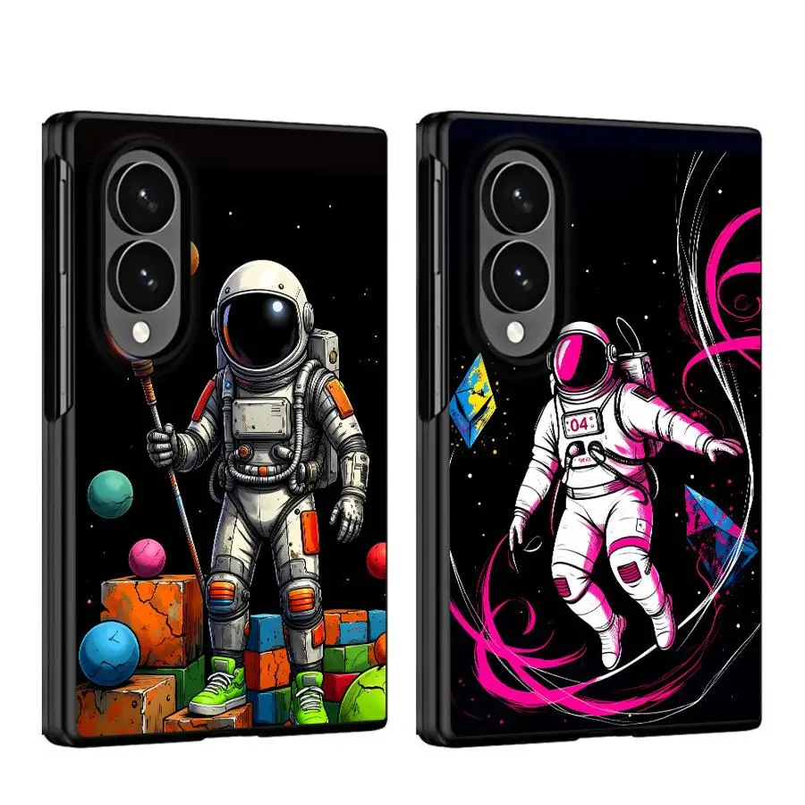 Cosmic Astronaut Duo Case for Samsung Galaxy Z Fold 8 Z Fold8 Wide ZFold8 ZFold Wide Phone Shell
