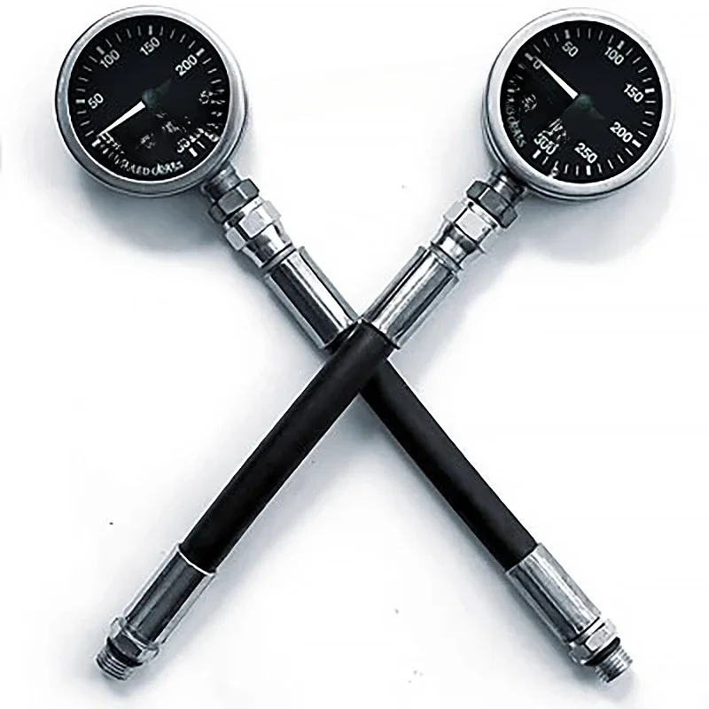 Side Hanging Diving, Pressure Gauge, Residual Pressure Gauge Set, Set, Cave Technology Diving