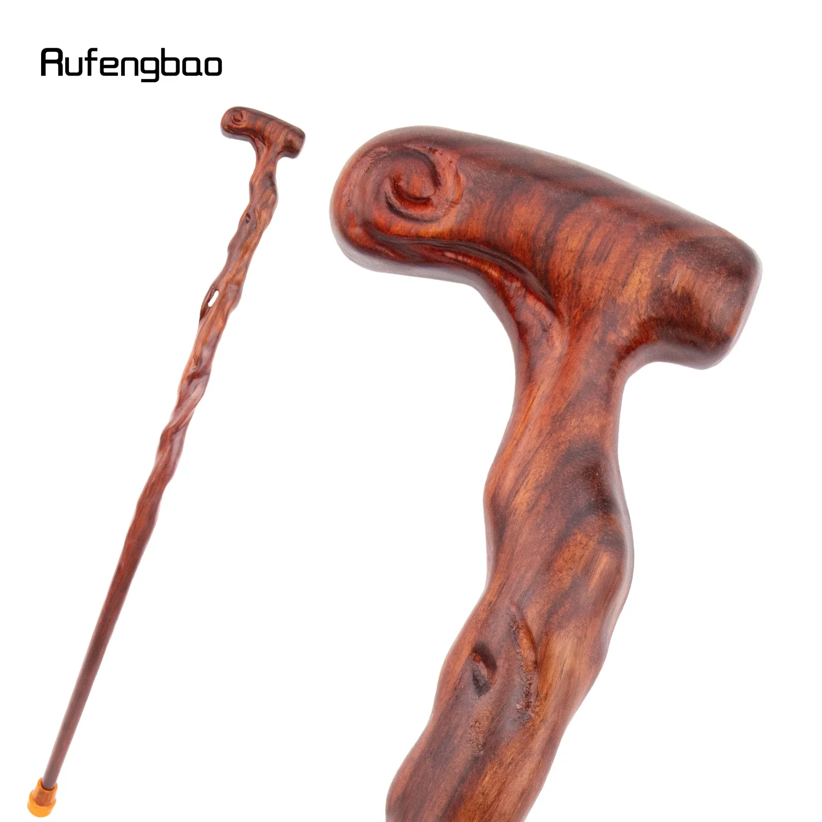 Red Tree Vine  Wooden Single Joint Fashion Stick Cospaly Cane Halloween Mace Crutch  Wand Crosier 93cm  Performance Stage Cane
