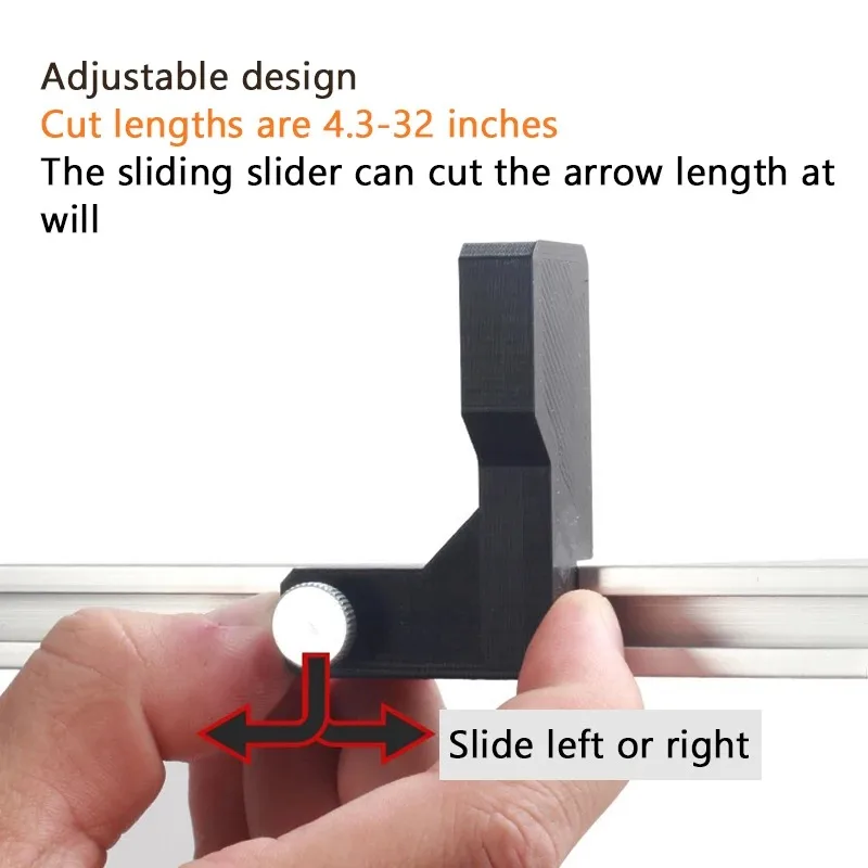 Electric Arrow Shaft Cutter 4.3-32 Inch Mini Cutoff Saw Trimmer Carbon Fiber Fiberglass Arrow Cutting Tool
