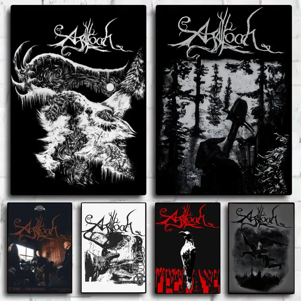 Bock Band A-Agalloch Poster Wall Art HD Print Gift For Metal & Hardcore Rock Fans Decorative Wall Art for Bedrooms and Dorms