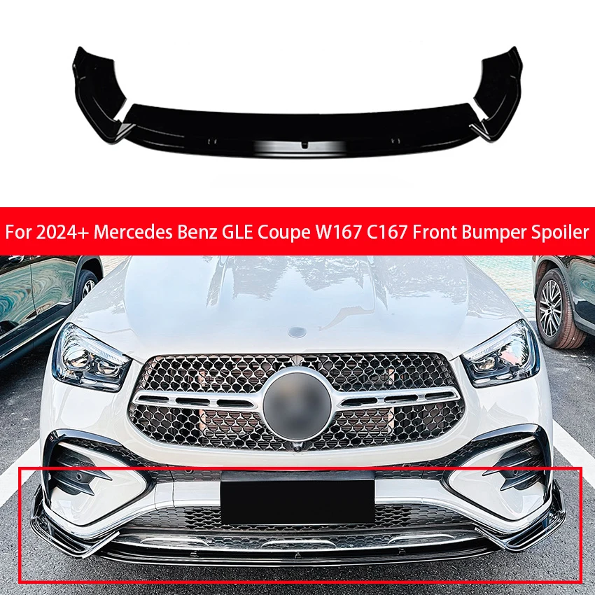 

Для Mercedes Benz 2023-2024 GLE Coupe W167 C167 GLE53 AMG передний бампер, сплиттер, спойлер, диффузор, тюнинг, комплект кузова, аксессуары