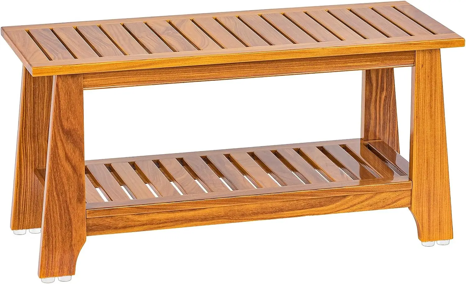 

24" Teak Shower Bench with Shelf/Shower Benches for Inside Shower/Teak Shower Seat/Bathroom Bench/Teak Wood Benches