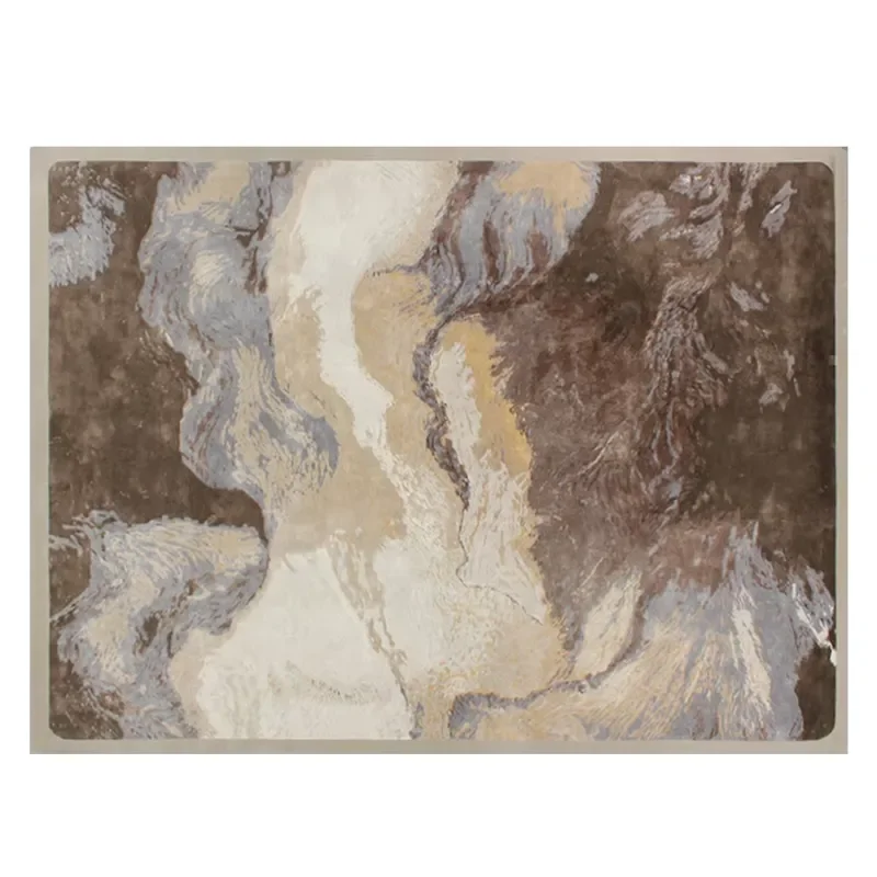 Abstract Modern Tufted Non-Slip Washable Acrylic Carpet Rugs Home Hotel Living Room-Customizable Colors Sizes DIRANI