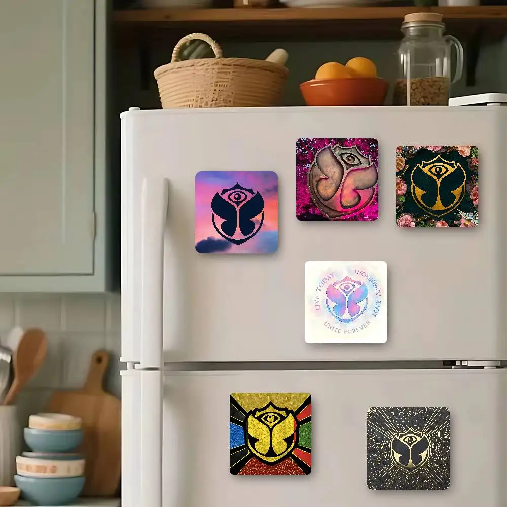T-Tomorrowland Music Refrigerator Magnets Cartoon Magnetic Personality Decorations Creative Gifts