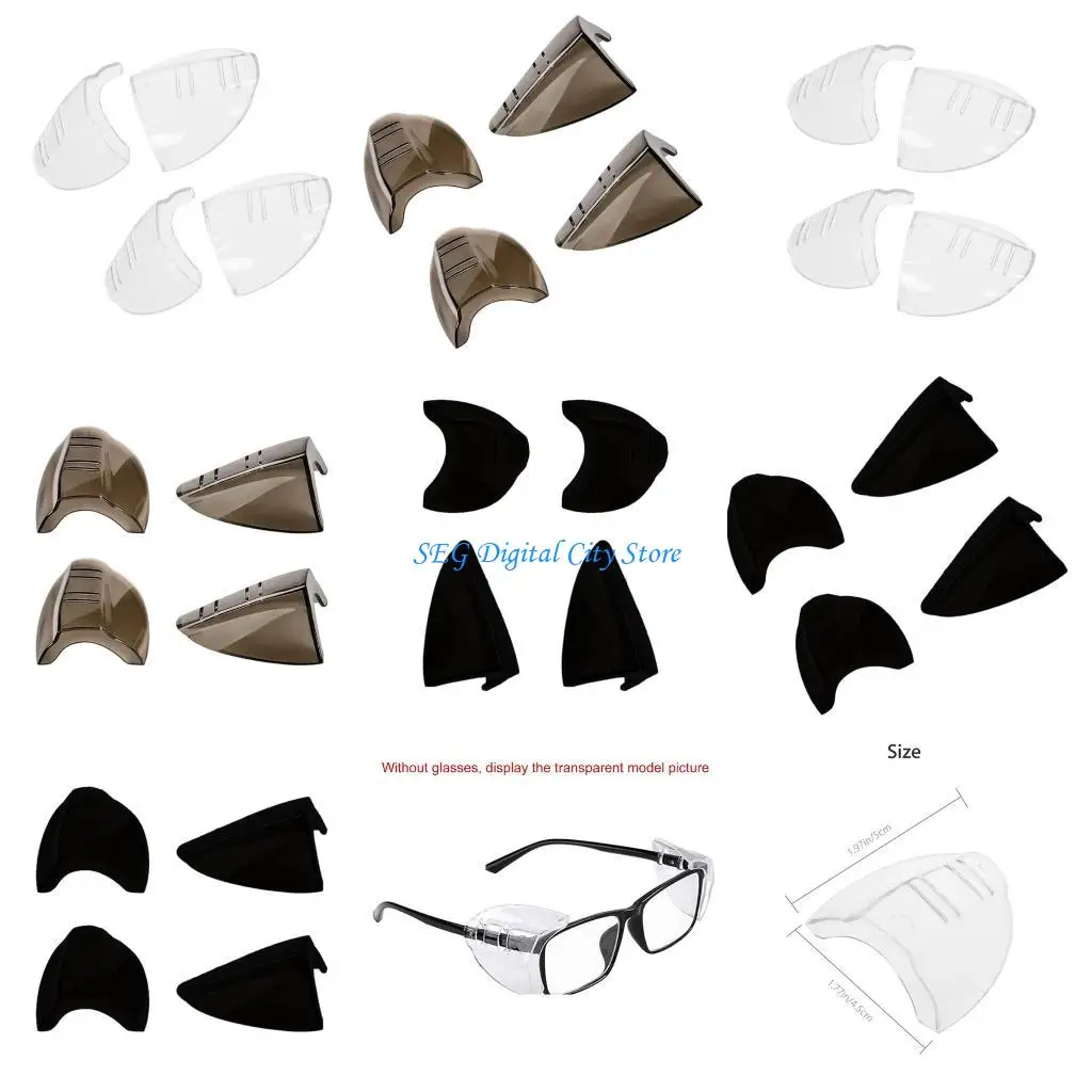 Instalación rápida del escudo lateral lente del ajuste universal U75B para trabajo laboratorio construcción