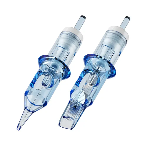 Imagen 2 del producto Cartuchos de agujas de tatuaje 20/50 Uds agujas esterilizadas de seguridad desechables profesionales RL RM 0,3 0,35mm para suministros de tatuaje